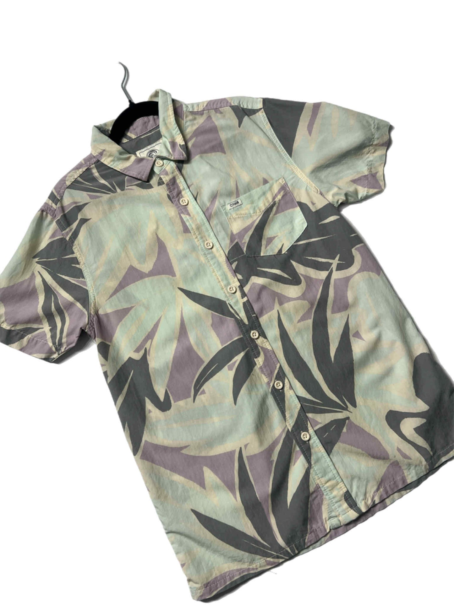 Boys Tropical Button Up