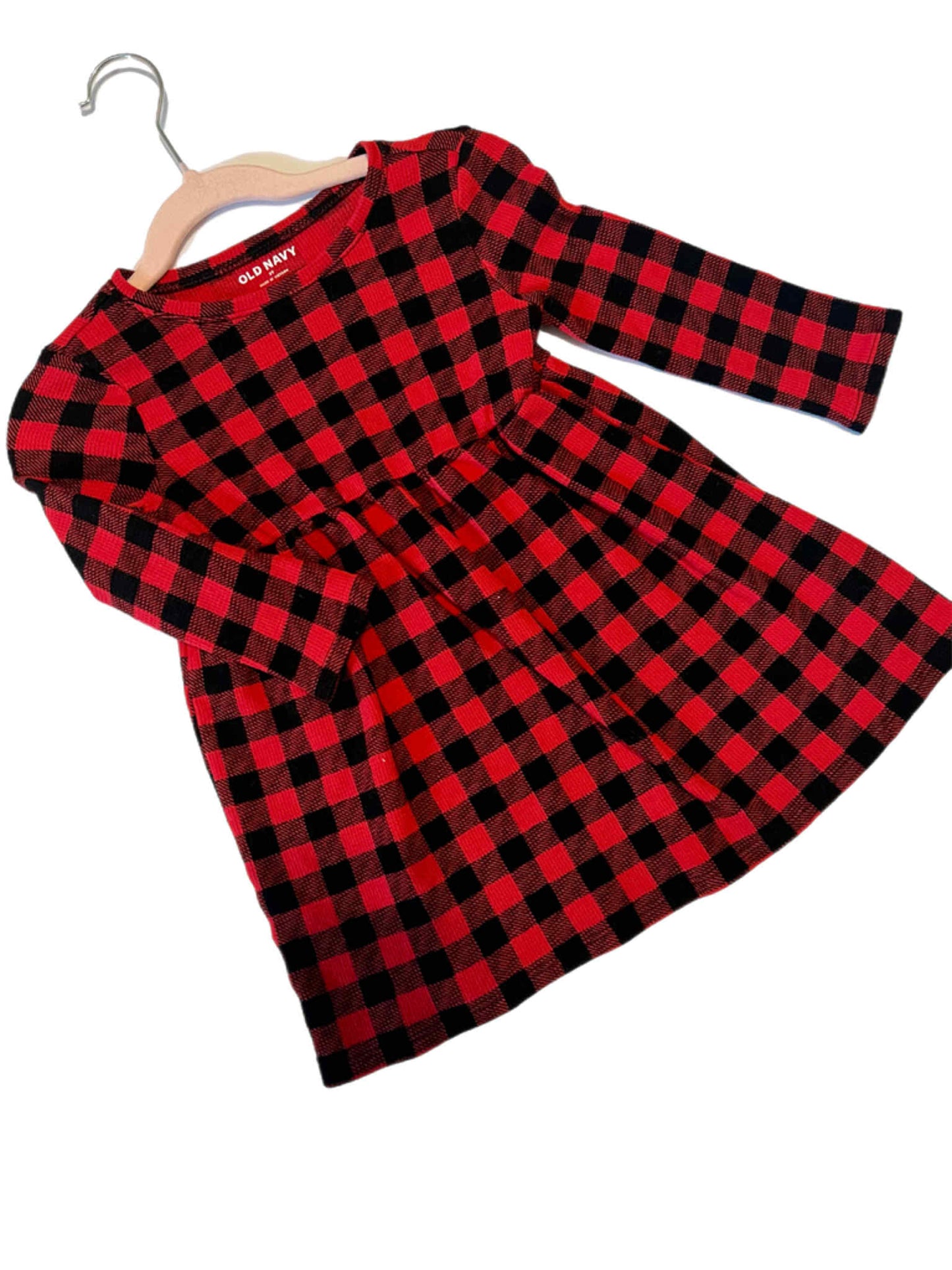 Girls Buffalo Plaid Dress