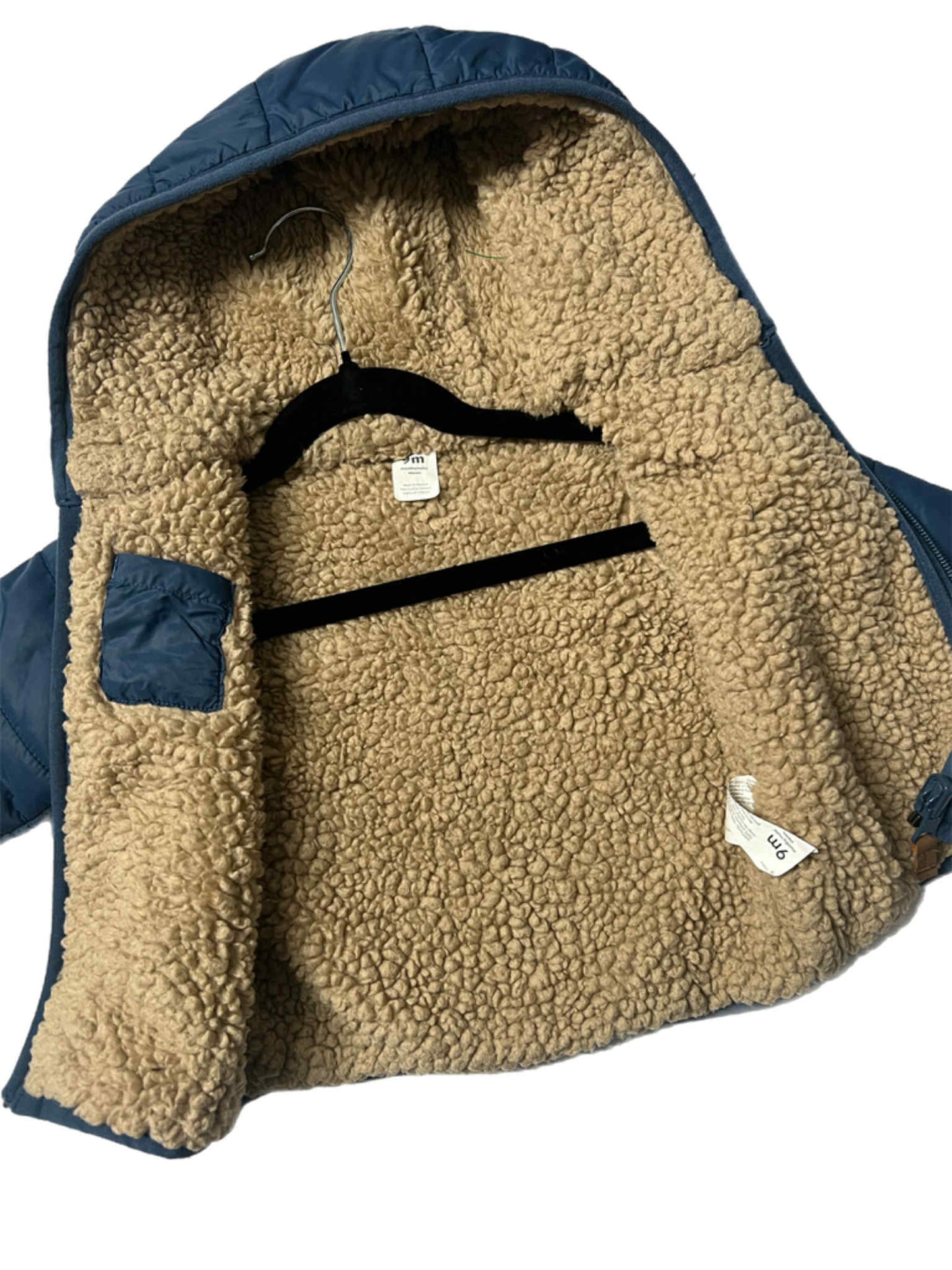 Boys Sherpa Lined Puff Coat