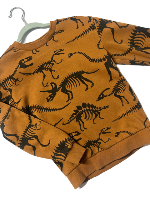 Dino Skeleton Crewneck Sweatshirt