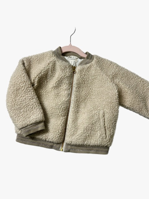 Girls Sherpa Bomber Jacket