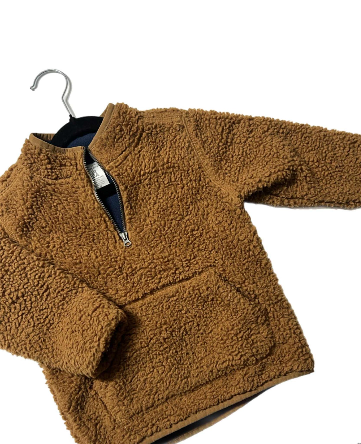 Boy's Sherpa Quarter-Zip Pullover