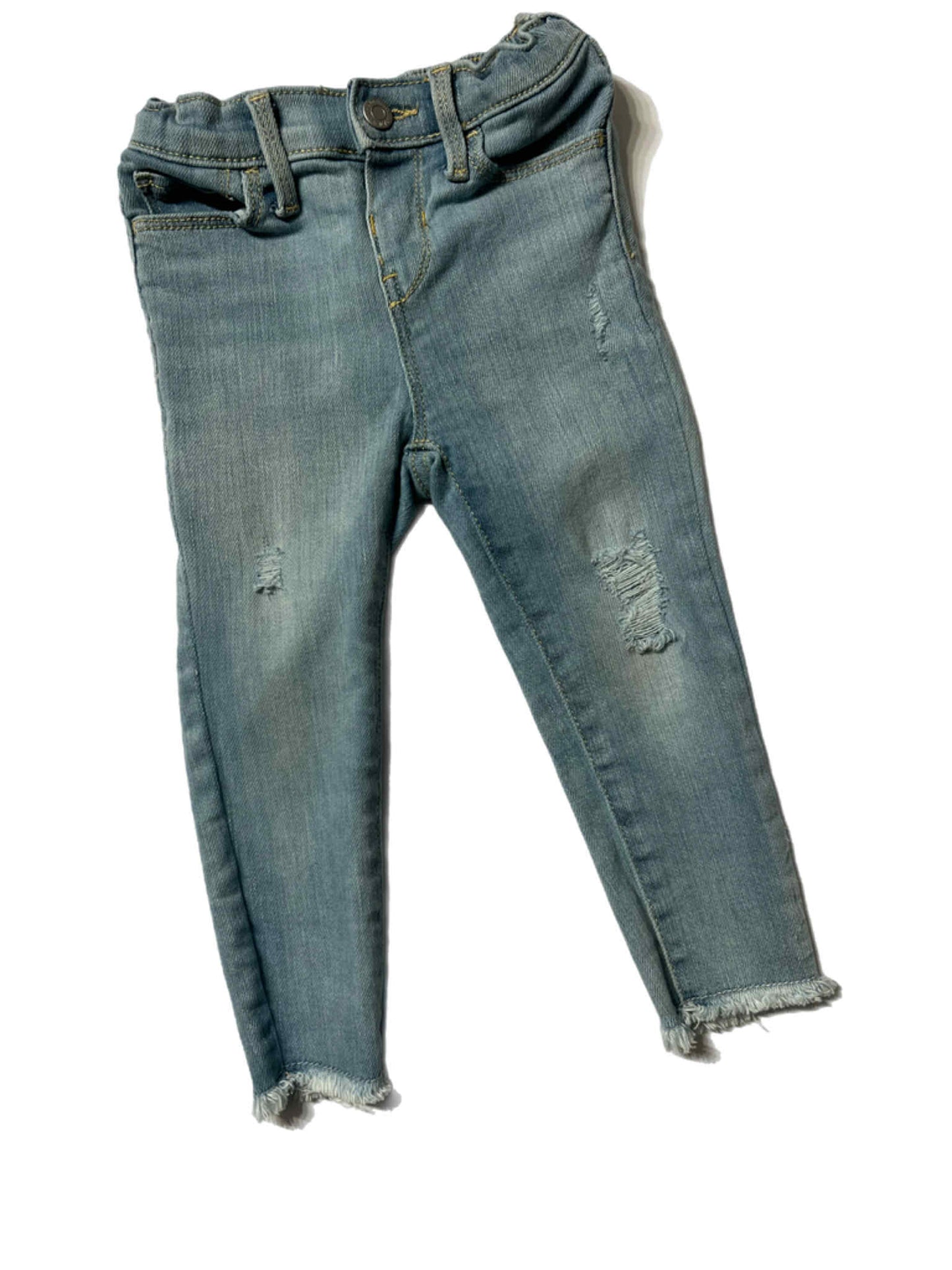 Girls Distressed Rockstar Jeggings