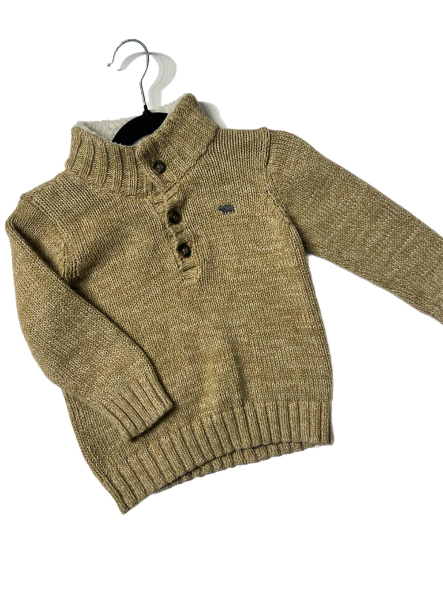 Boys Button Up Sweater