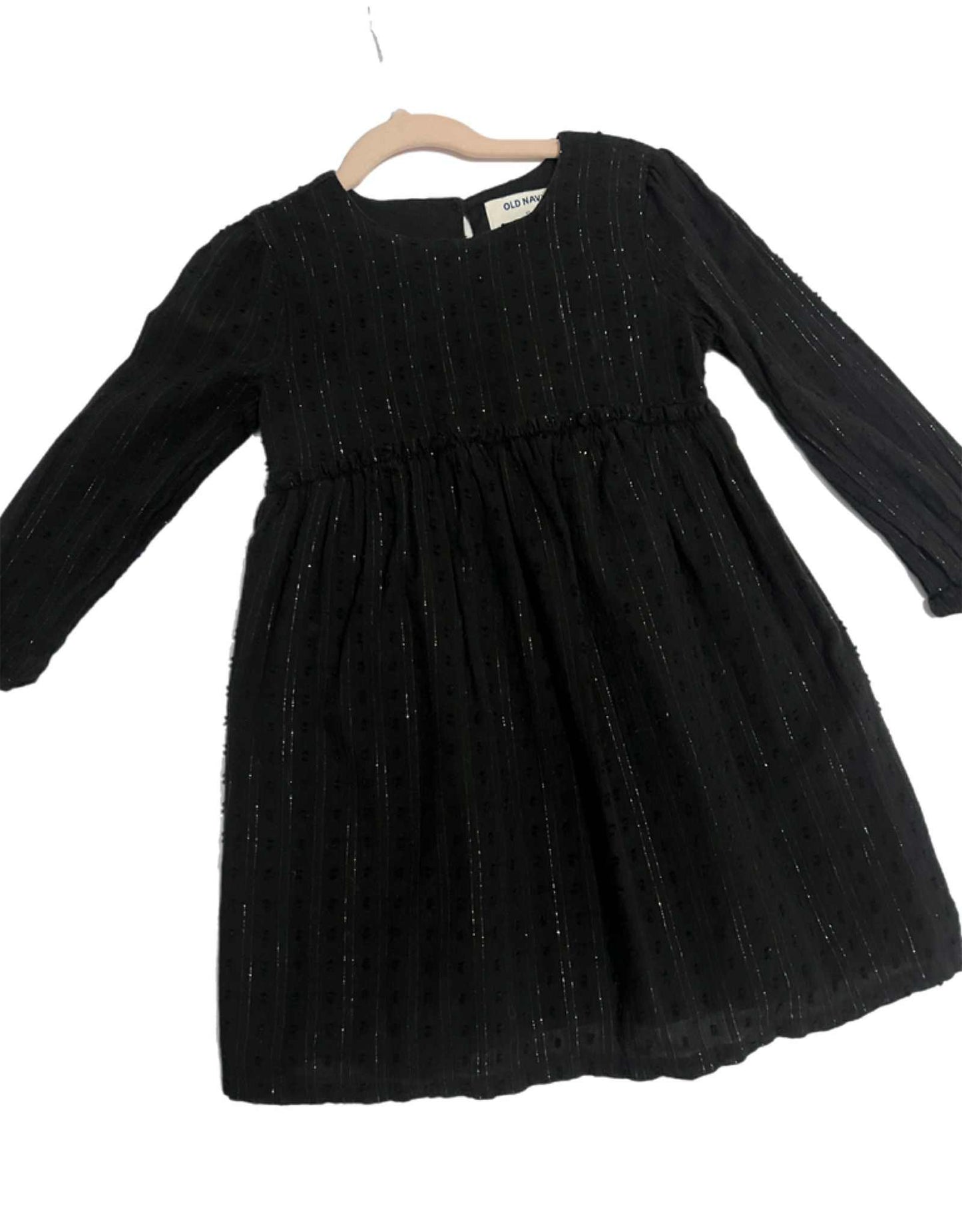 Black Dress with Silver Tinsel