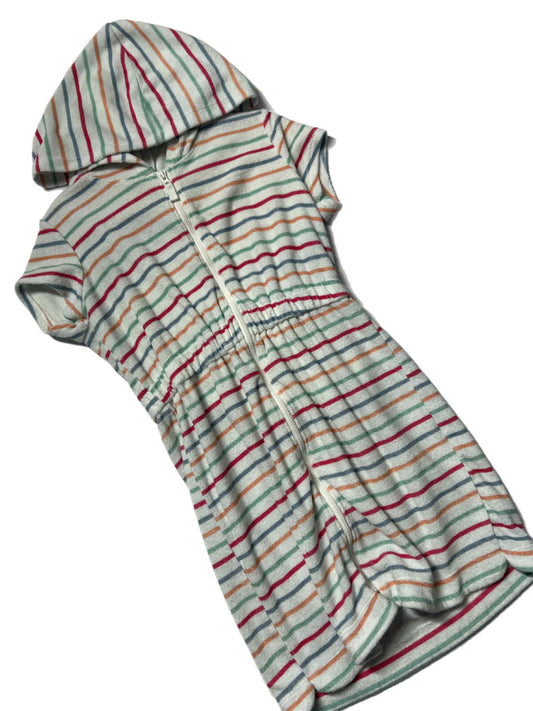 Girls Striped Swimsuit Cover-Up