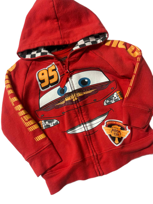 Lightning McQueen Zip-Up Hoodie