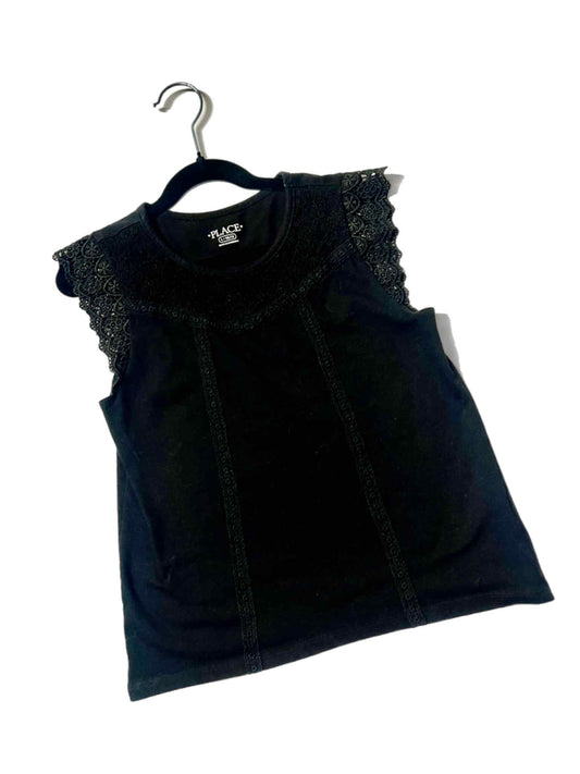 Girls Lace Sleeve Shirt