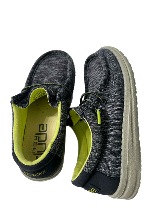 Hey Dude Youth Stretch Navy Loafers 13