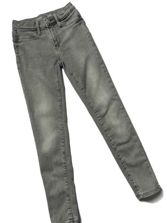 Girls Gray Ballerina Jeggings