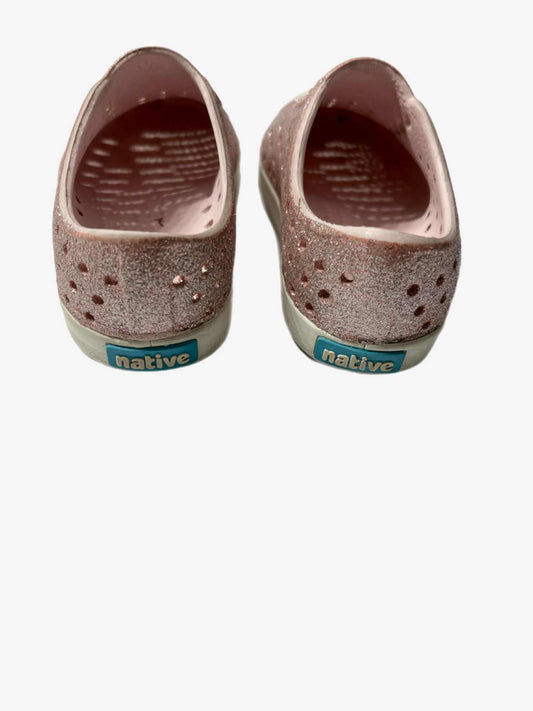 Girls Sparkly Slip-Ons  8