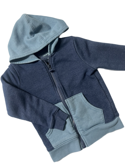 Boys Blue Zip-Up Hoodie