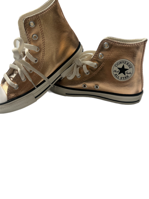 Converse Metallic Gold High Tops