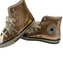 Converse Metallic Gold High Tops