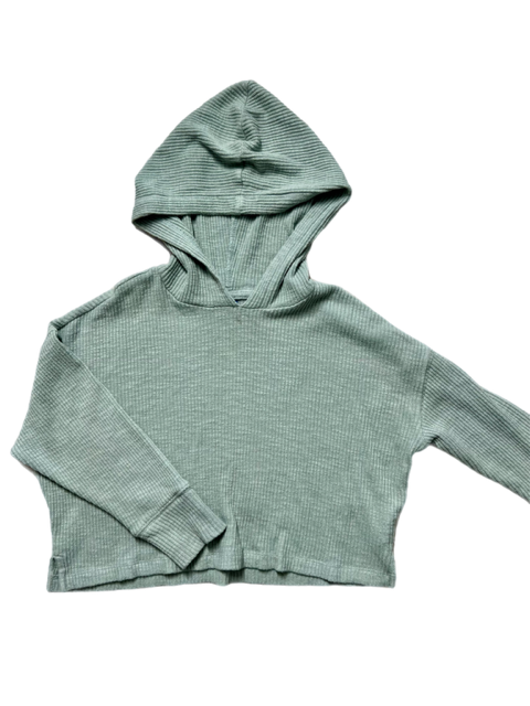 Girls Ribbed Hoodie Sweater