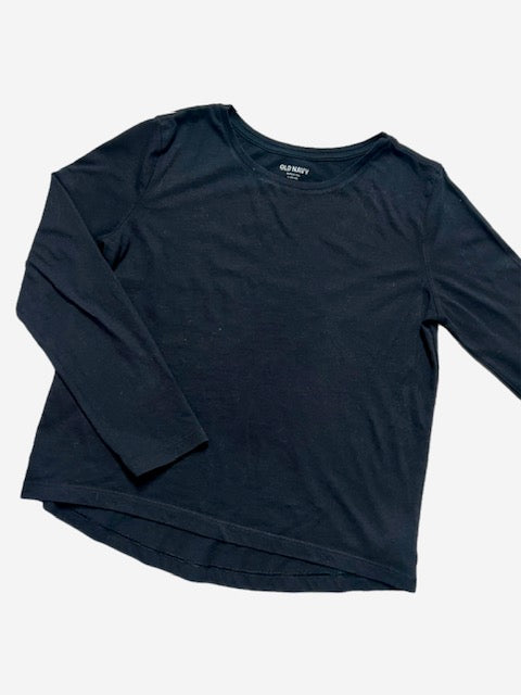 Girls Black Longsleeve Tshirt
