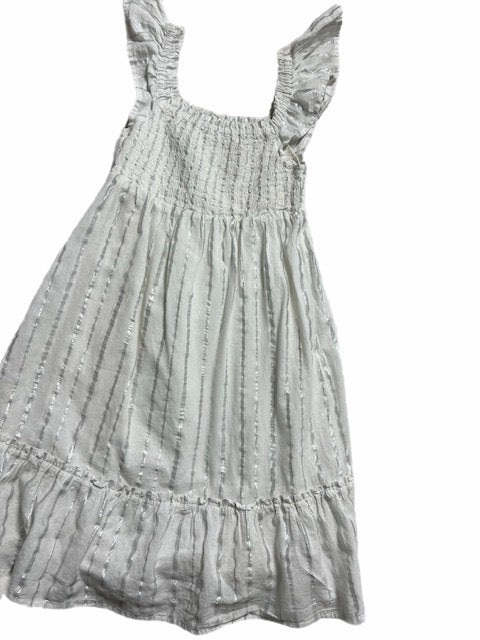 Girls White/Silver Dress