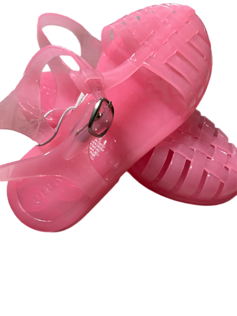 Girls Pink Jelly Sandals 12