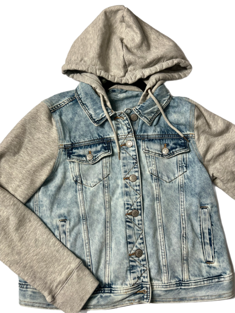 Denim Jacket with Hoodie