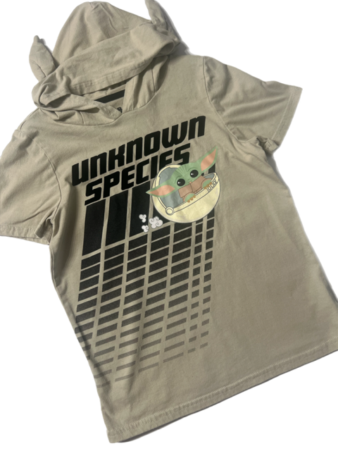 Boys Star Wars Baby Yoda Grogu Hooded Top