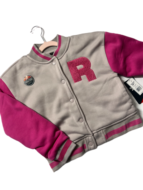Girls Varsity Sherpa Lined Jacket