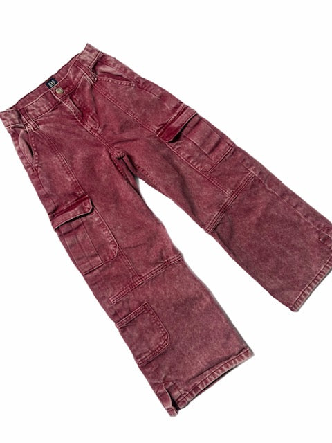 Acid Wash Wide Leg Jean
