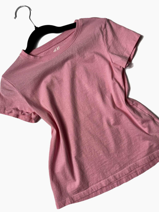 Girls Pink Short Sleeve Tshirt