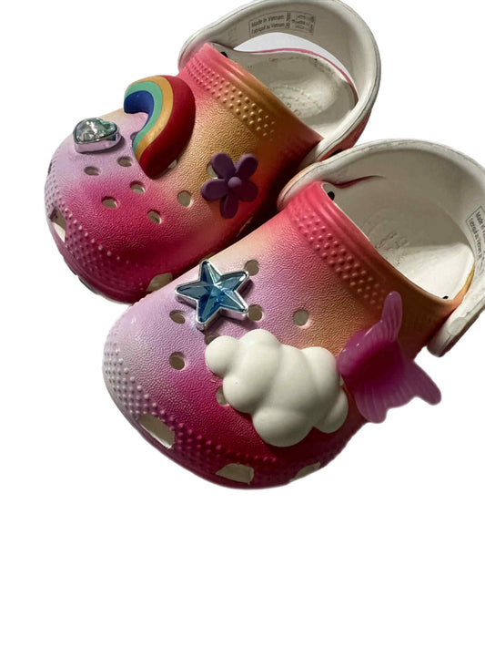 Girls Classic Ombre Crocs with Charms