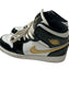 Air Jordan 1 Mid Patent Black/Gold 5Y