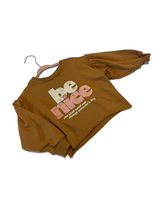 Girls Graphic Crewneck Sweatshirt