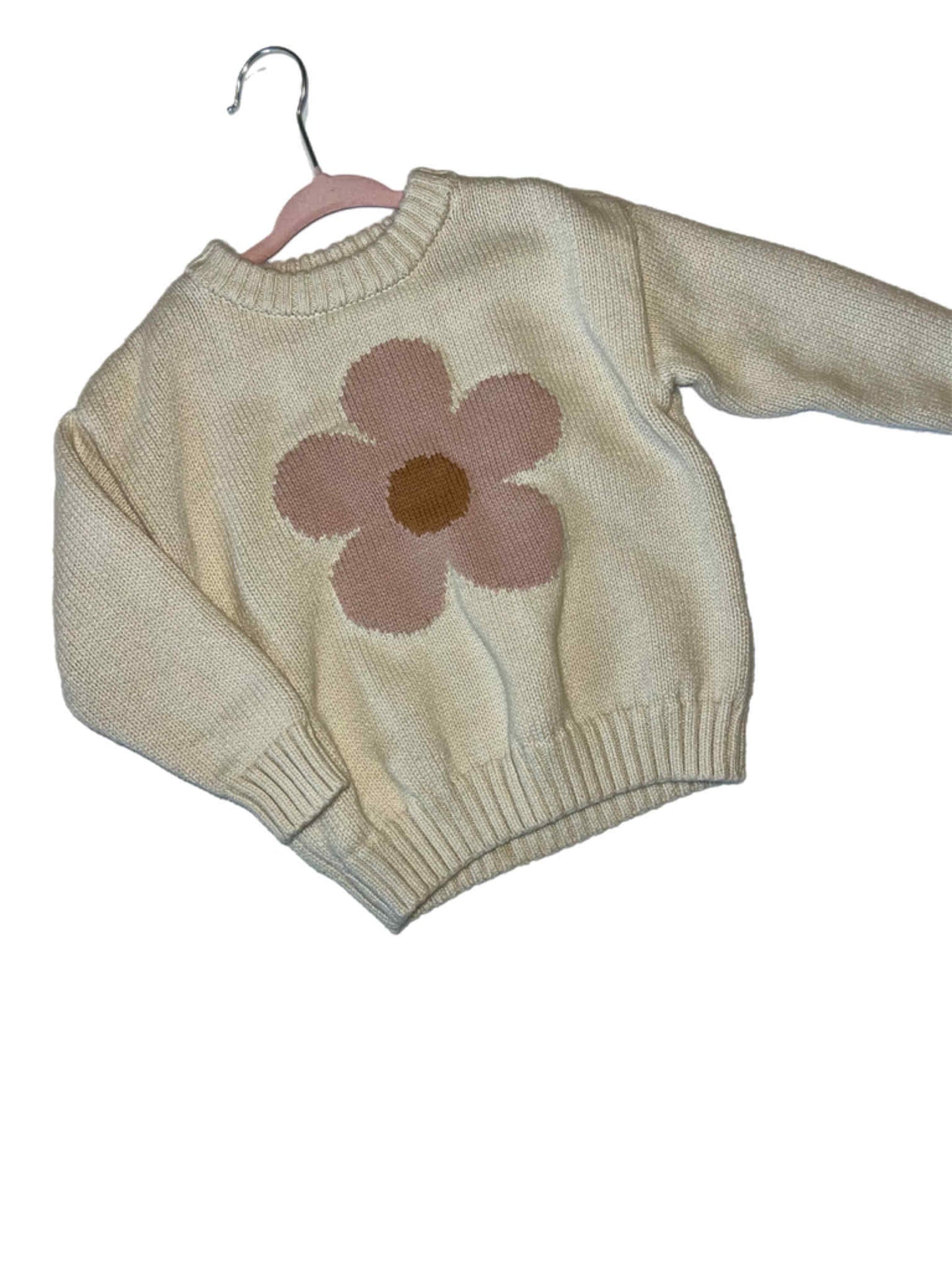Girls Floral Sweater